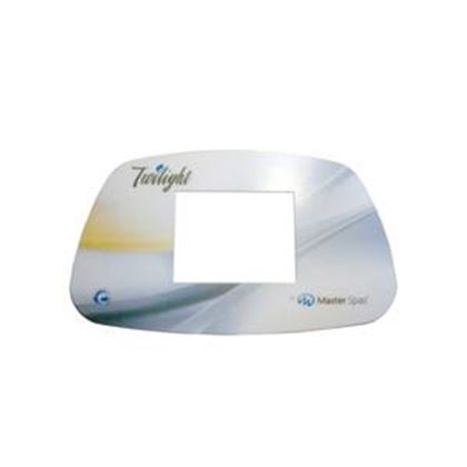 Picture of Menu Driven Master Spa Twilight 67.25Series Keypad Overlay X509124