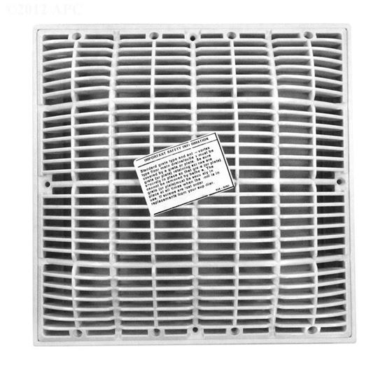 Picture of Main Drain Grate w/Frame White 6404720V
