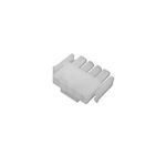 Picture of Amp Plug, 4 Pin Male, White 1-480702-0