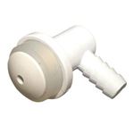 Picture of Air Injector: 3/8"Ell Barb X , 7/8" White Cmp 23036-000 23036-000