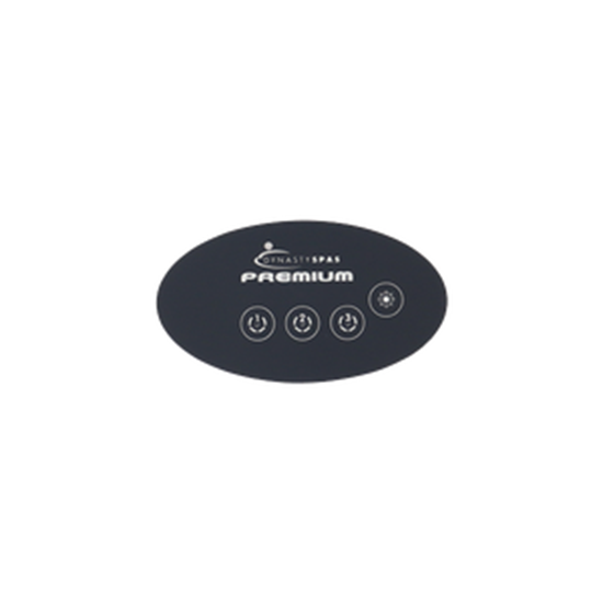 Picture of 4 Button Dynasty K-120 Keypad Overlay 14518