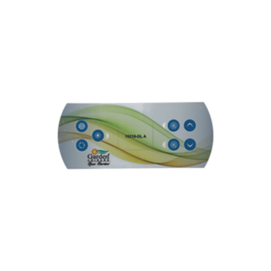 Picture of 7 Button Dynasty K-506 Keypad Overlay 15218