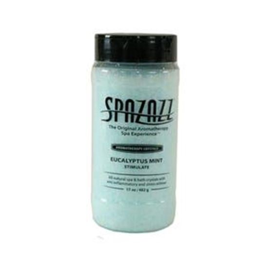 Picture of Fragrance Spazazz Crystals Eucalyptus Mint 17Oz Jar SZ101