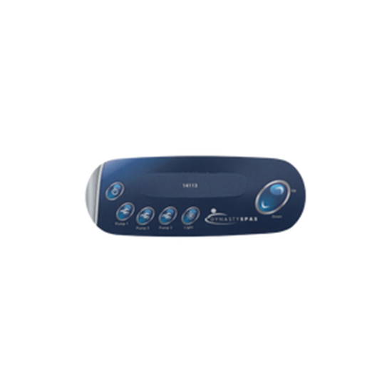Picture of 7 Button Dynasty K-450 Keypad Overlay 14113