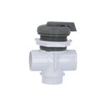 Picture of Diverter Valve Waterway 1" Vertical 2-Port 5-Scallo 600-4217