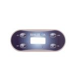 Picture of 4 Button Balboa Vl Series Keypad Overlay 11947