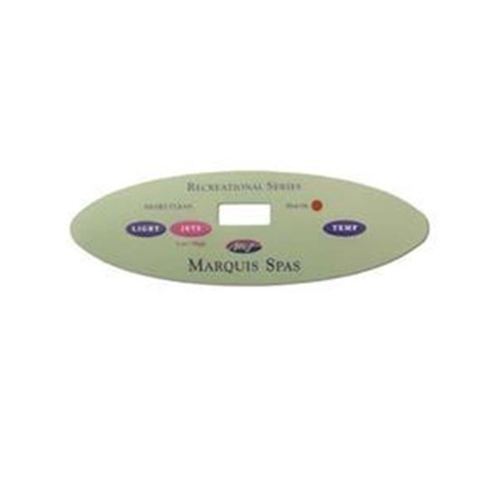 Picture of 3 Button Marquis Spa Recreational Series Keypad Overlay 650-0423