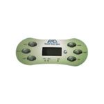 Picture of 6 Button Artesian Spa Vl620S Keypad Overlay 11-0145-08