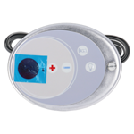 Picture of  Jacuzzi Lx-10 Oval Keypad 6600-550