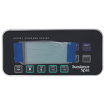 Picture of  Jacuzzi 800 Series Rectangle Keypad 6600-803