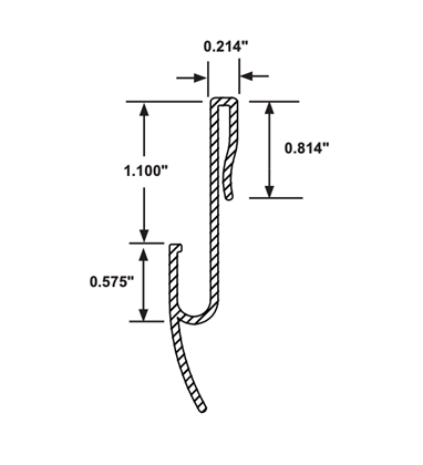 Picture of Quaker Deluxe A/G Liner Hanger 56.5" Length QP-7141
