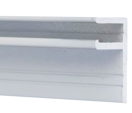 Picture of Cardinal Systems Vertical Mount Coping Track 8 ft Straight White VTW-S08X25