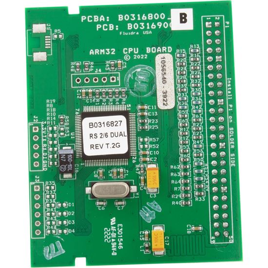 Picture of Rev.QQ P 50-Pin CPU Board for RS2/6 & PDA Power Center Boards R0466807