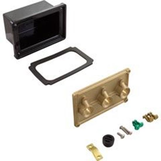 Picture of Light Junction Box Pentair (3) 1/2" Ports Brass Base 78310500