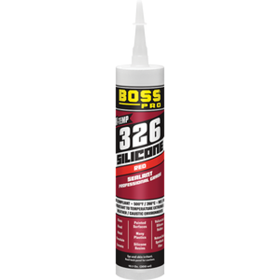 Picture of Boss Pro 326 High-Temp Silicone Sealant 3 Oz. Tube 32620
