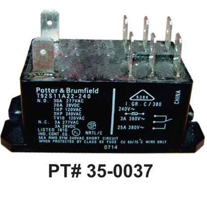 Picture of Hydro-Quip 30 Amp DPDT Relay 35-0037-K