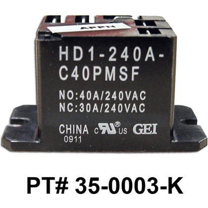Picture of Hydro-Quip 15 Amp SPDT Relay 35-0003-K