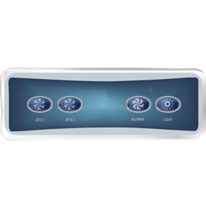 Picture of Balboa Series AX40S 4 Button Topside Control 51574