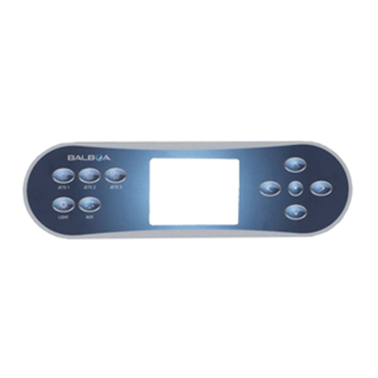Picture of 10 Button Balboa BP Series TP700 Topside Overlay 17381