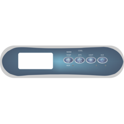 Picture of Balboa Series TP400T 4 Button Topside Overlay 12511