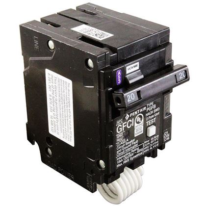 Picture of GFCI Circuit Breaker 20A 115v/230v 2 Pole P220GFA