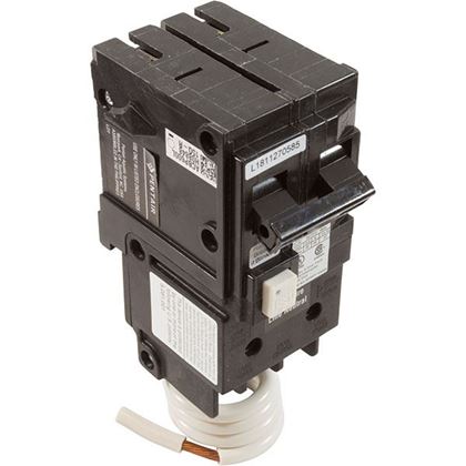 Picture of GFCI Circuit Breaker 15A 115v/230v Double Pole PA215GF