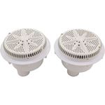 Picture of Main Drain PentStarGuard 8" 112gpm 2-2"Btm Port ABS Wht qty2 500120