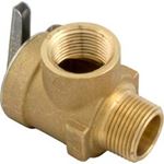 Picture of Pressure Relief Valve Jandy 3/4" x 3/4" 75psi Brass R0040400