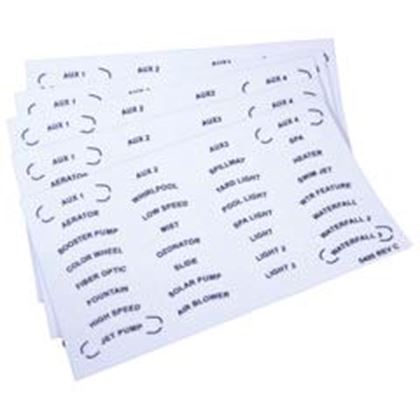 Picture of Decal Set Zodiac JPS 4 Function Spa Side Remote 5400+