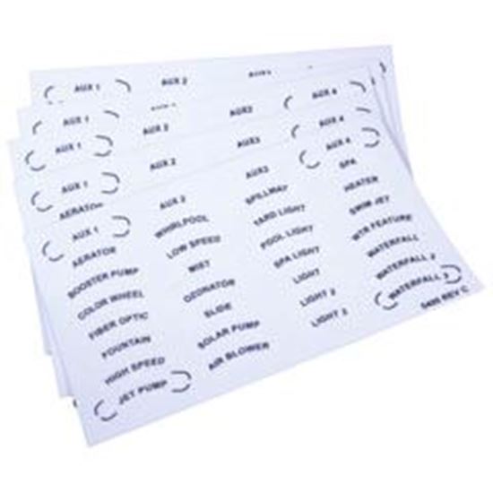 Picture of Decal Set Zodiac JPS 4 Function Spa Side Remote 5400+