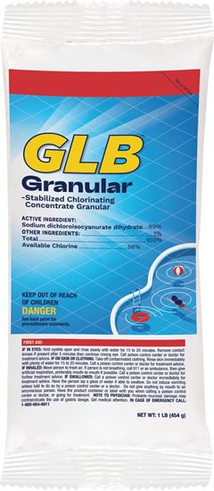 Picture of GLB Dichlor Chlorine Granular 25 lb Pail | GLGR25