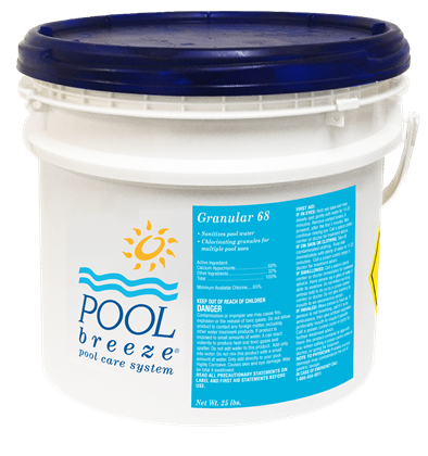 Picture of Pool Breeze 68 Cal Hypo Chlorine Granular Shock 25 lb Pail | 88490