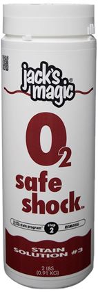 Picture of Jacks Magic Stain Solution #3 Safe Shock 2 lb Bottle | JMSAFE2