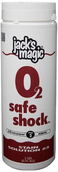 Picture of Jacks Magic Stain Solution #3 Safe Shock 2 lb Bottle | JMSAFE2