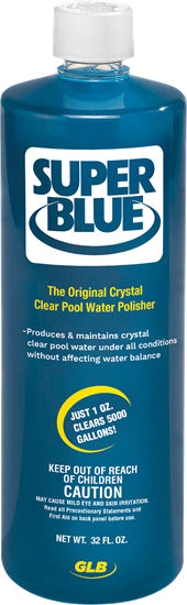 Picture of GLB Super Blue Concentrated Water Clarifier 32 oz Bottle | 71205
