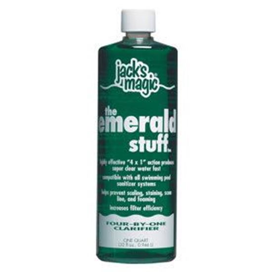 Picture of Jacks Magic Emerald Stuff Clarifier 32 oz Bottle | EMERALD032