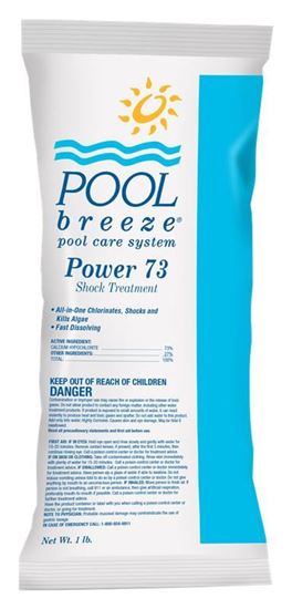 Picture of Pool Breeze Power 73%  Cal Hypo Granular Chlorine Shock 1 lb bag 88500