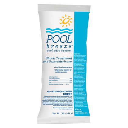 Picture of Pool Breeze 68 Cal Hypo Granular Chlorine Shock 1 lb Bag | 88475