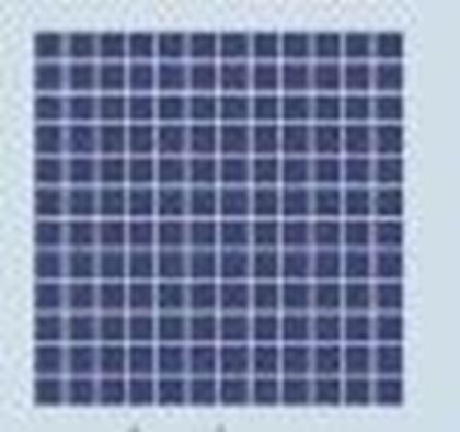 Picture of Unglazed Blue Porcelain Tile Blue 1" x 1"