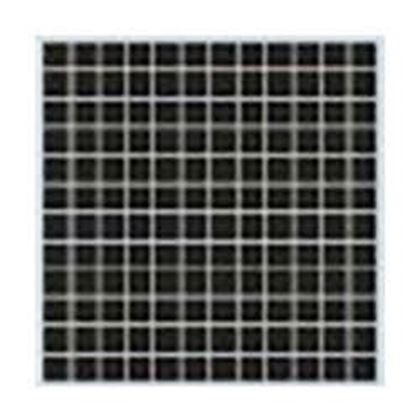 Picture of Unglazed Black Porcelain Tile Black 1" x 1"