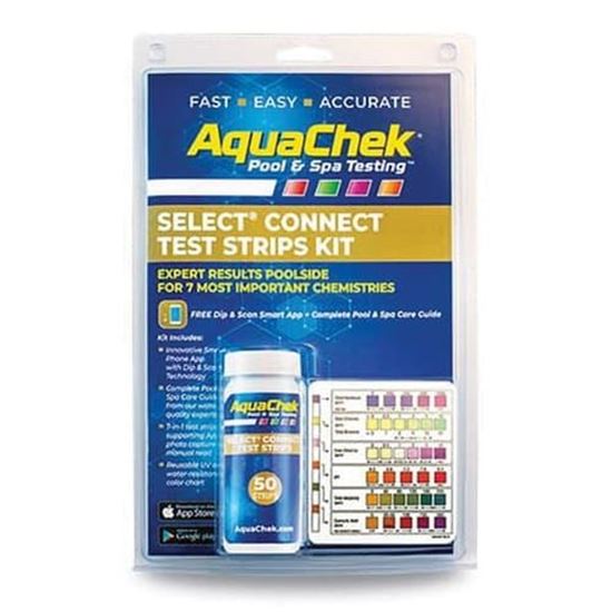Picture of AquaChek Select Connect 7-in-1 Test Strips w/ Photo Capture App 50/Pack | 541604APP