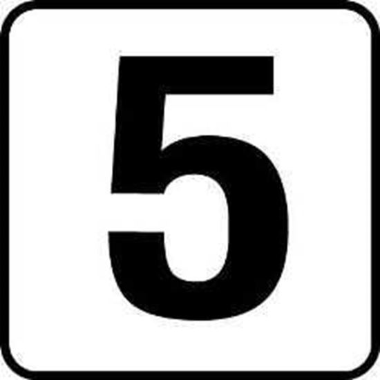 Picture of Inlays 5Number Only Depth | V621050