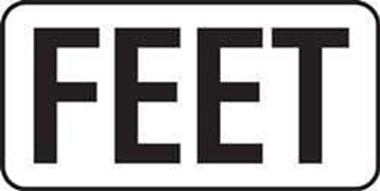 Picture of Inlays Feet4" Letters-6" Length | V621710