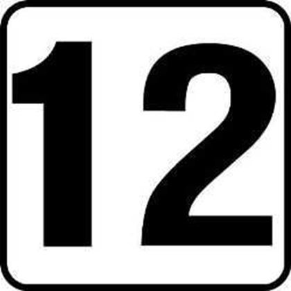 Picture of Inlays 12Number Only Depth | V621094