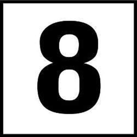 Picture of Inlays 8Number Only Depth  8 SR | C621080