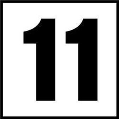 Picture of Inlays 11Number Only Depth  11 SR | C621093