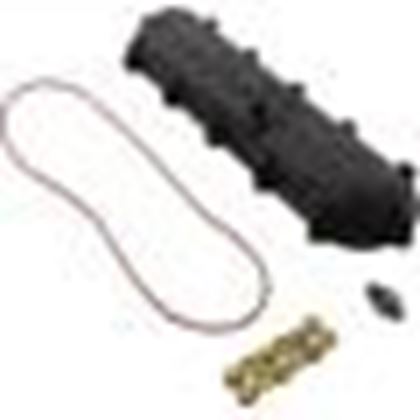 Picture of Return Header, Raypak 206A - 407A, w/ Flange Nut Kit 015095F