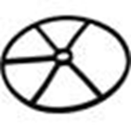 Picture of Gasket Waterway Top/Side Mount 6-3/4"OD 5 Spokes 873-E12S2
