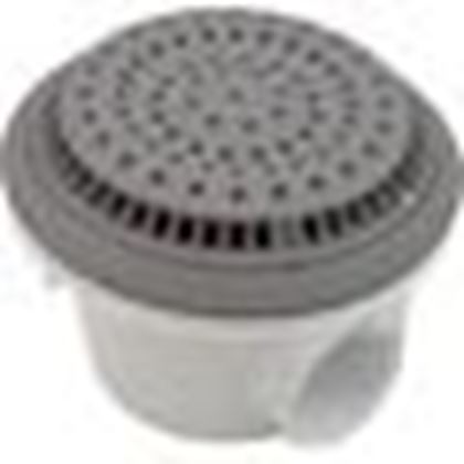 Picture of Main Drain WW Anti Vortex 8" Rnd Vinyl 2"s Gray 640-2757 V