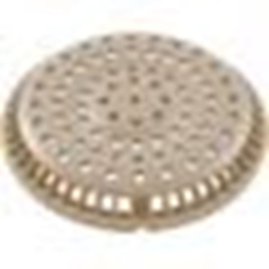 Picture of Main Drain Grate WW Anti-Vortex 8" Round w/ Screws Beige 642-2159-BEI V